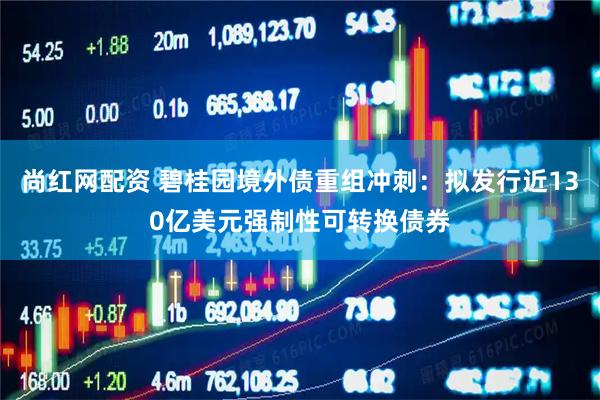 尚红网配资 碧桂园境外债重组冲刺：拟发行近130亿美元强制性可转换债券